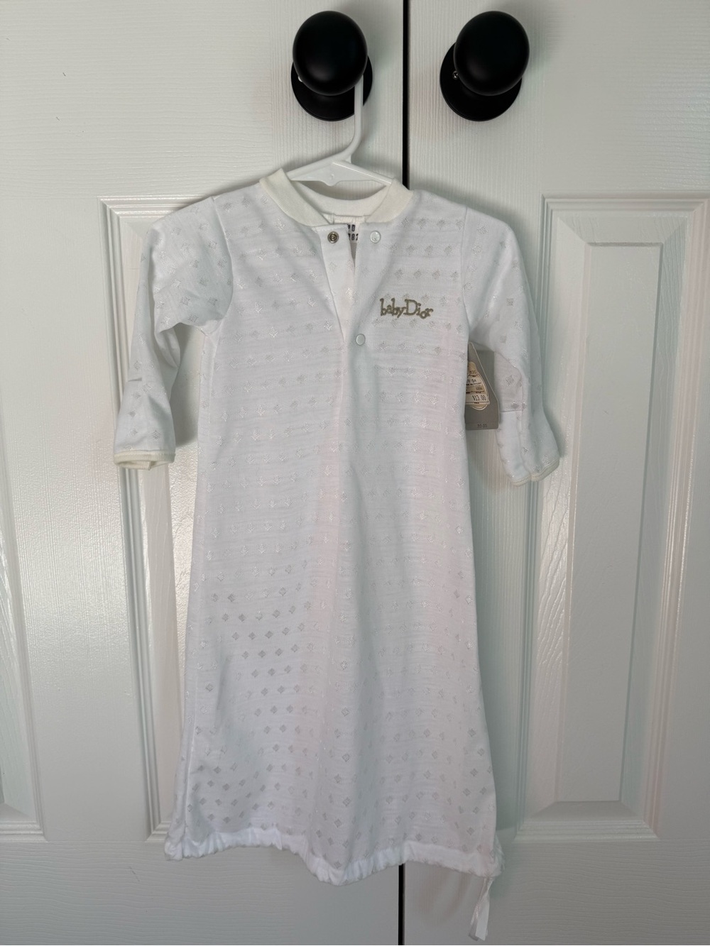 Vintage NWT Baby Dior Layette Gown